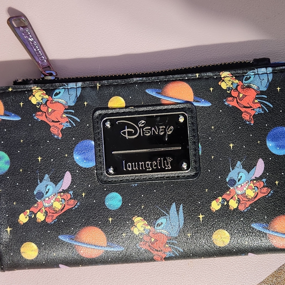 Loungefly Black Disney Stitch Wallet